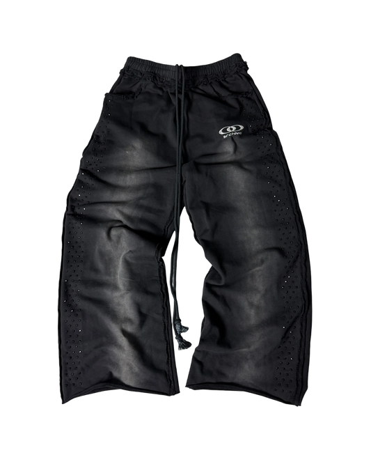 ARCHIVE ONYX RHINESTONE SWEATPANTS