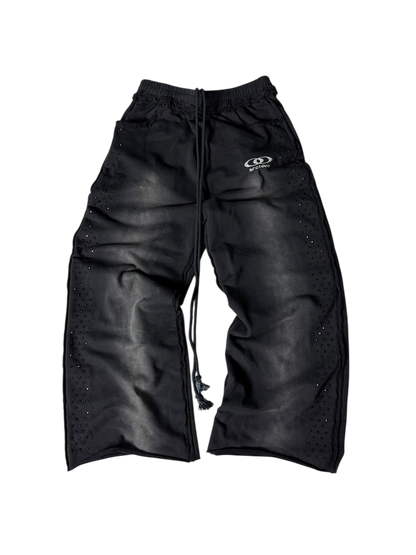 ARCHIVE ONYX RHINESTONE SWEATPANTS