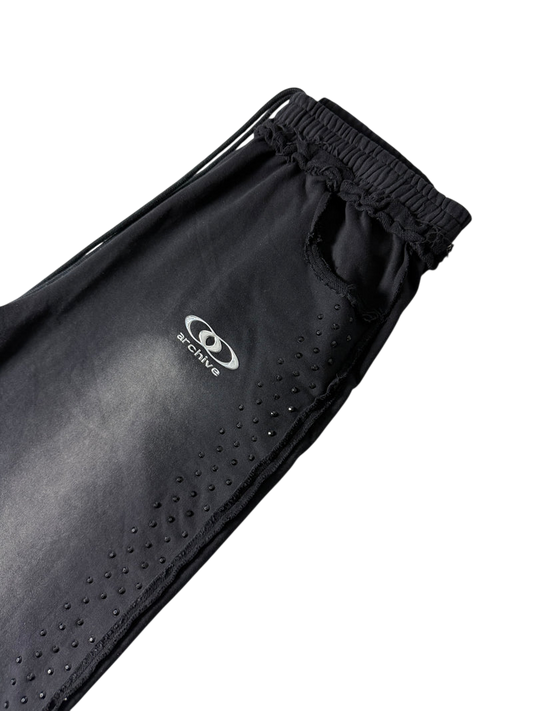 ARCHIVE ONYX RHINESTONE SWEATPANTS