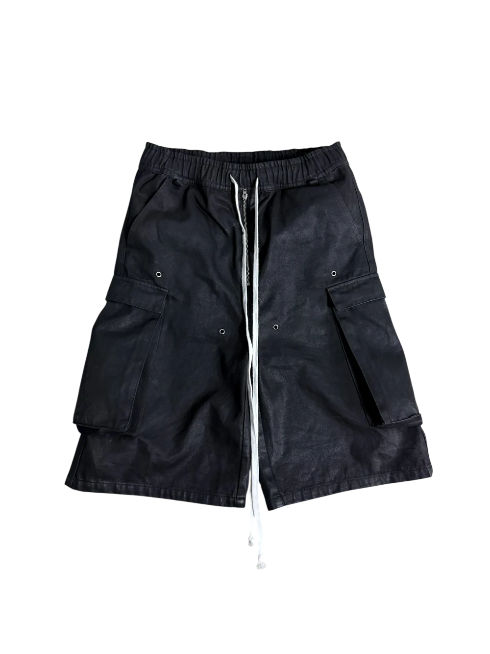 ARCHIVE WAXED DENIM SHORTS