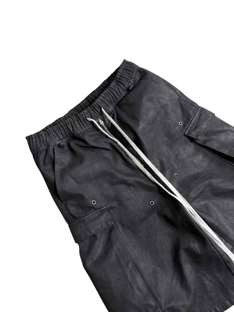 ARCHIVE WAXED DENIM SHORTS