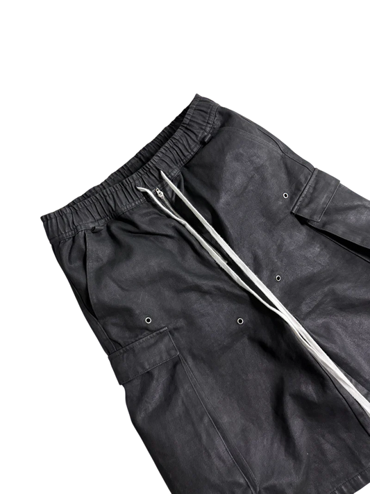 ARCHIVE WAXED DENIM SHORTS