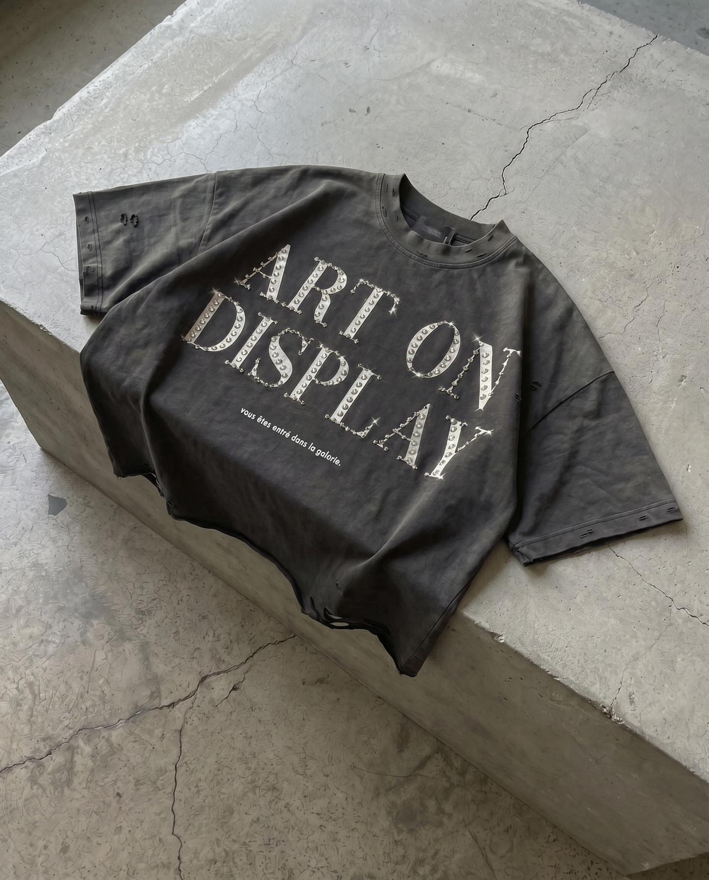 ARCHIVE "ART ON DISPLAY" RHINESTONE TEE