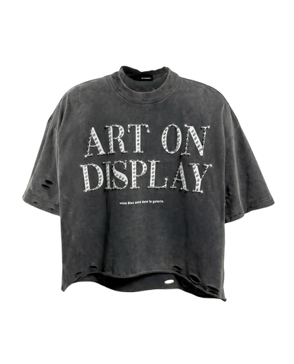 ARCHIVE "ART ON DISPLAY" RHINESTONE TEE