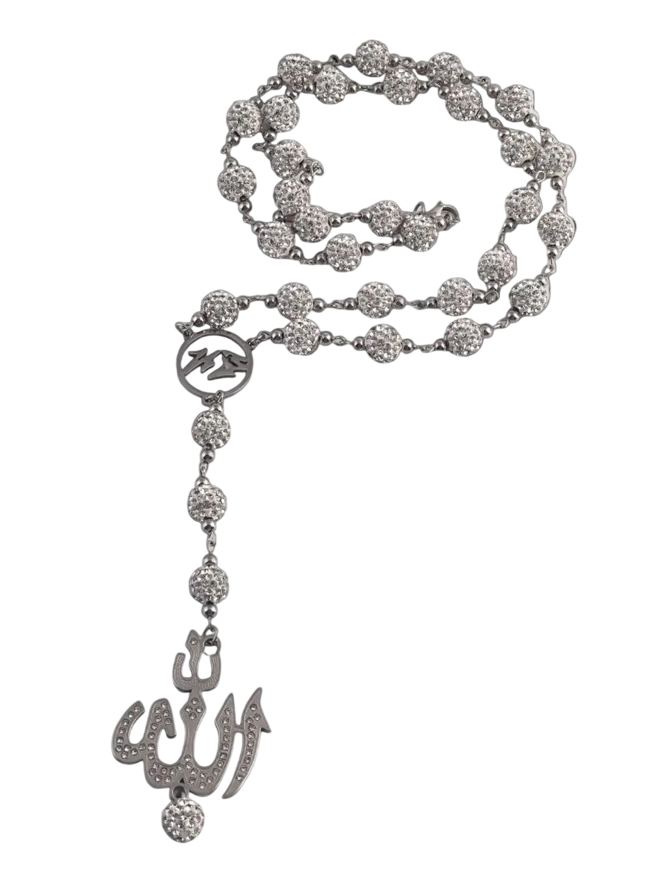 Arabic Rhinestone & Pearl Tasbih