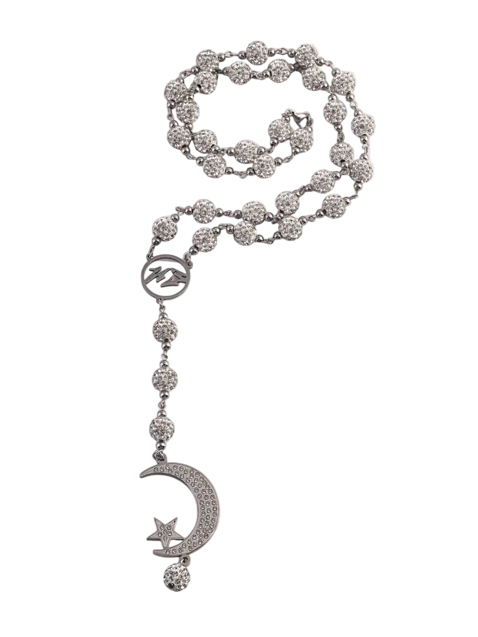 Arabic Rhinestone & Pearl Tasbih
